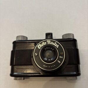VINTAGE‎ PHOTO MASTER BAKELITE MINIATURE CAMERA 50MM ROLLAX LENS